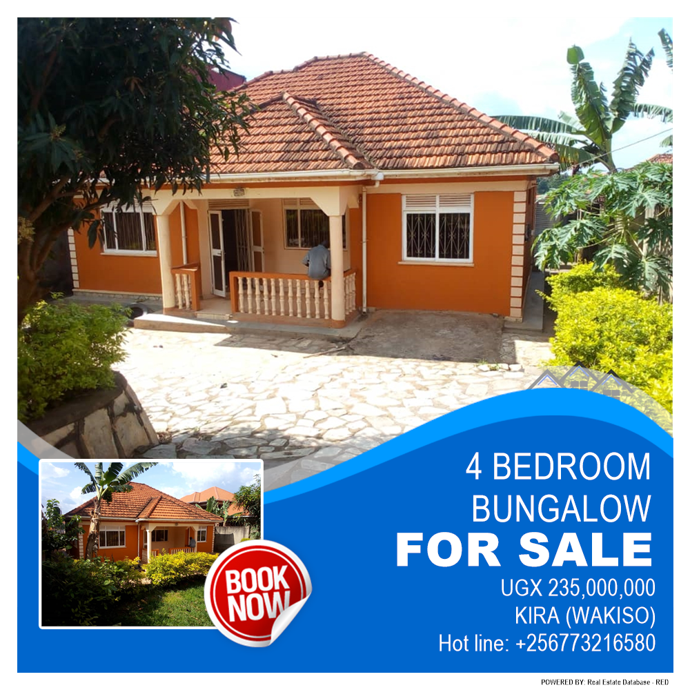 4 bedroom Bungalow  for sale in Kira Wakiso Uganda, code: 134430