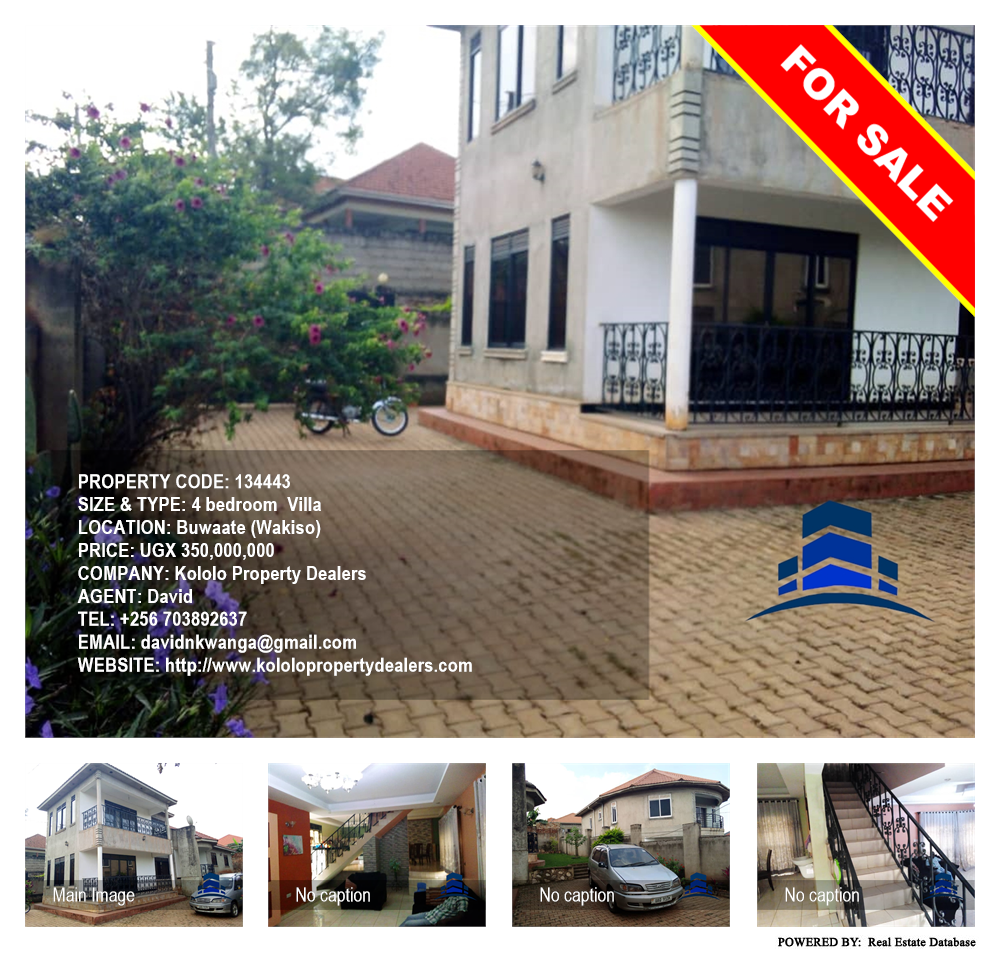 4 bedroom Villa  for sale in Buwaate Wakiso Uganda, code: 134443
