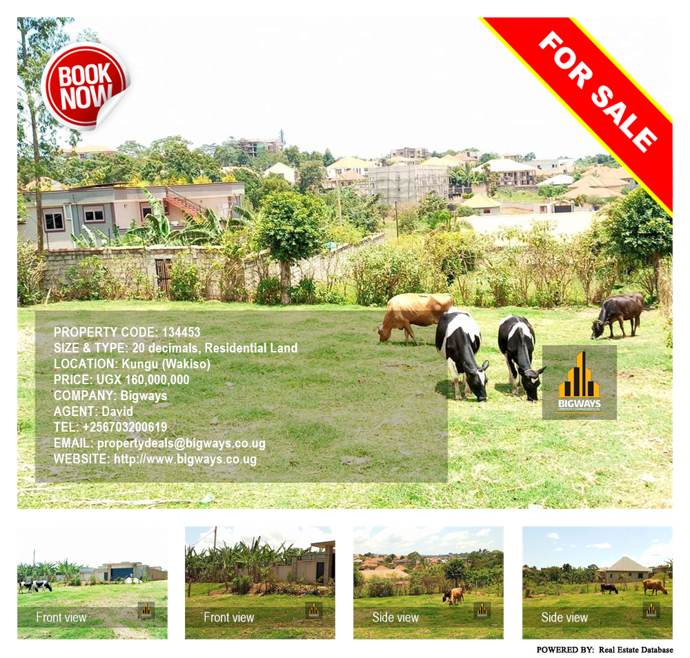 Residential Land  for sale in Kungu Wakiso Uganda, code: 134453