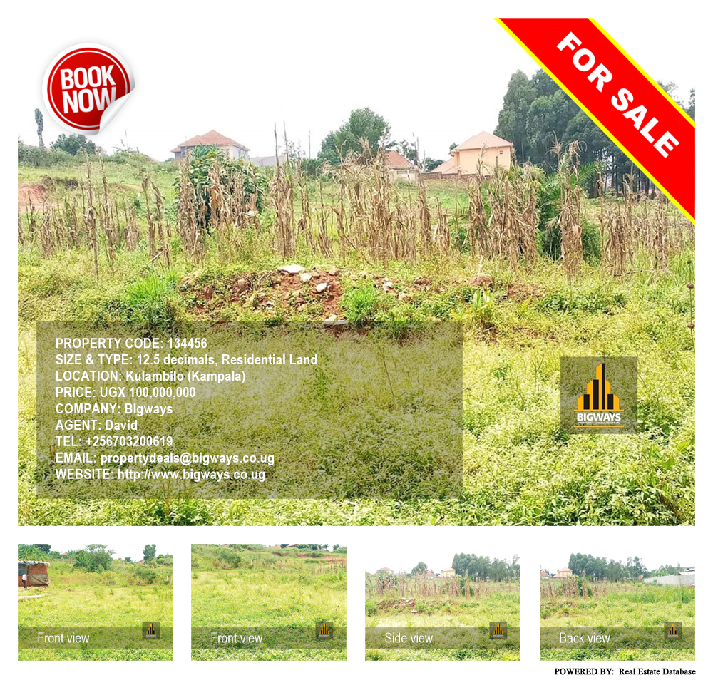 Residential Land  for sale in Kulambilo Kampala Uganda, code: 134456