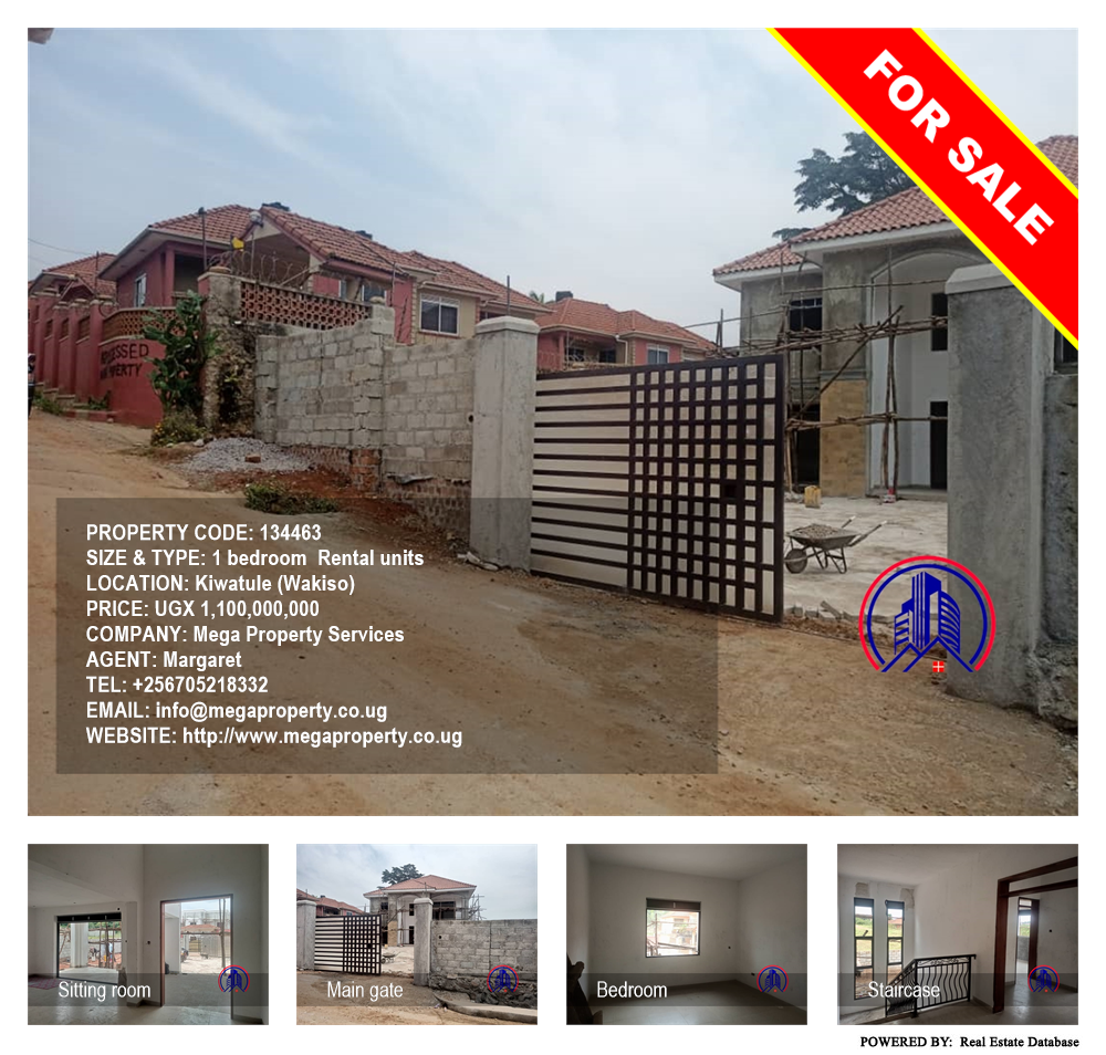 1 bedroom Rental units  for sale in Kiwaatule Wakiso Uganda, code: 134463