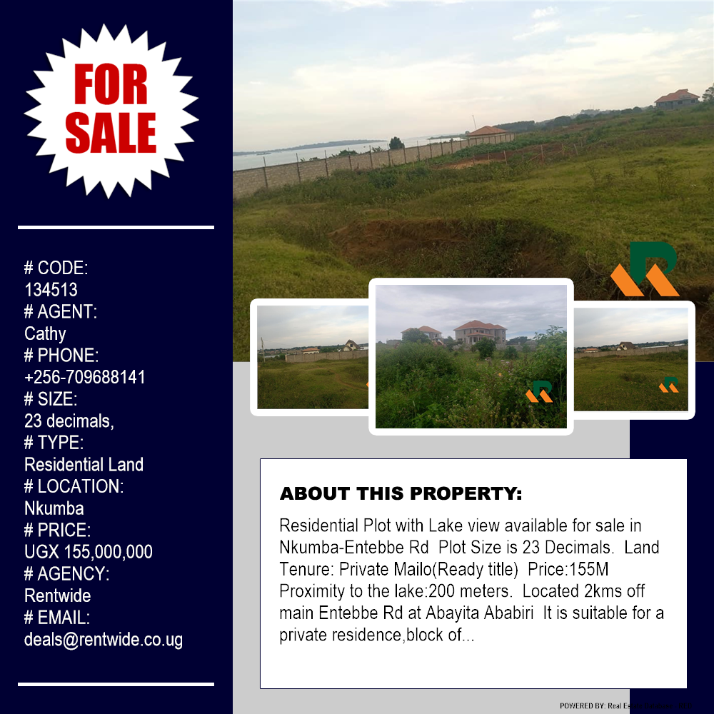 Residential Land  for sale in Nkumba Wakiso Uganda, code: 134513
