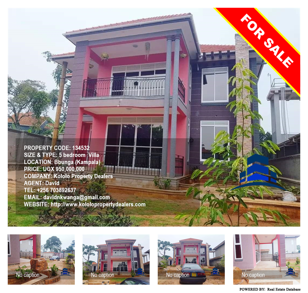 5 bedroom Villa  for sale in Bbunga Kampala Uganda, code: 134532