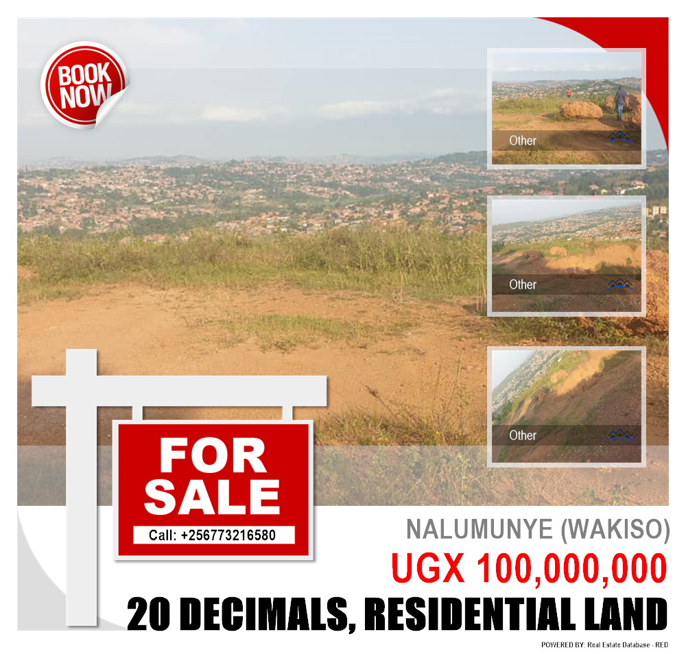 Residential Land  for sale in Nalumunye Wakiso Uganda, code: 134559
