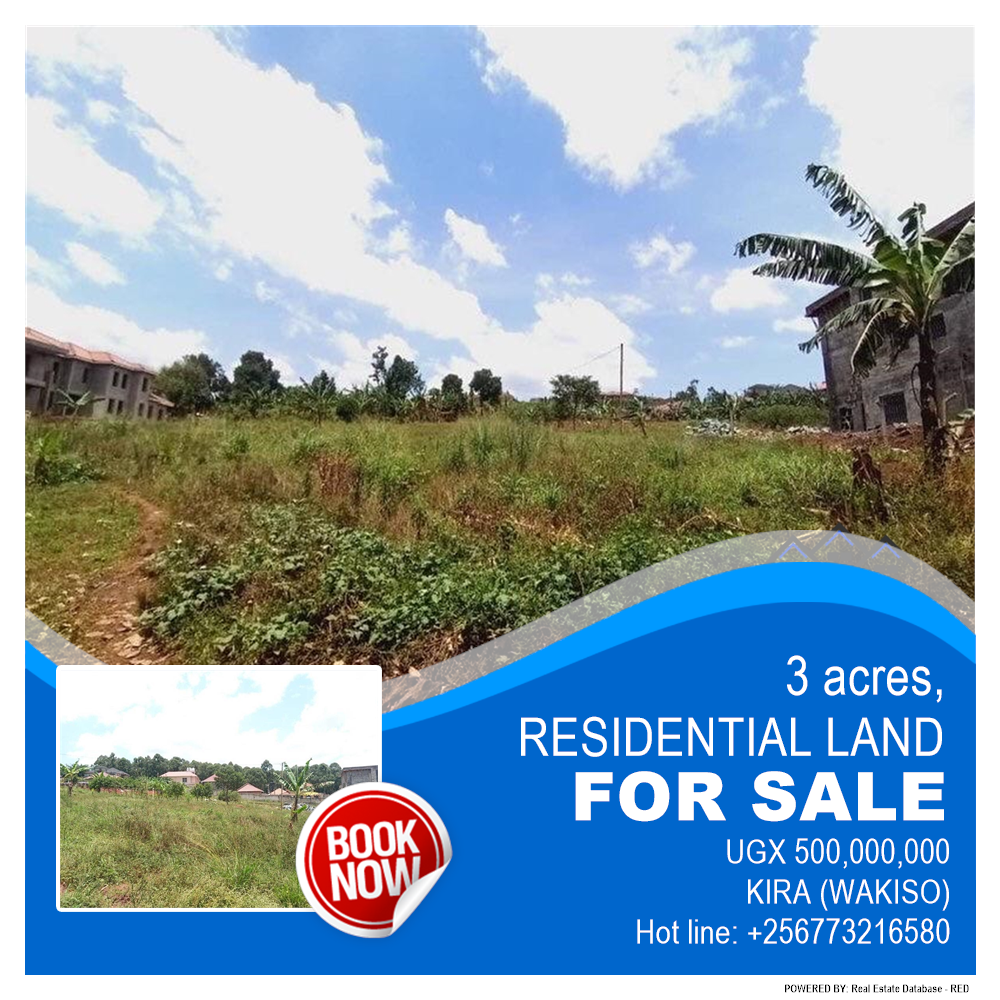 Residential Land  for sale in Kira Wakiso Uganda, code: 134564