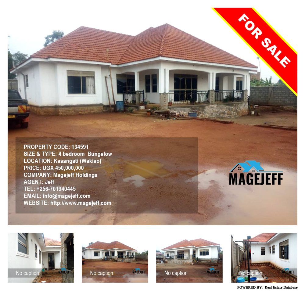 4 bedroom Bungalow  for sale in Kasangati Wakiso Uganda, code: 134591