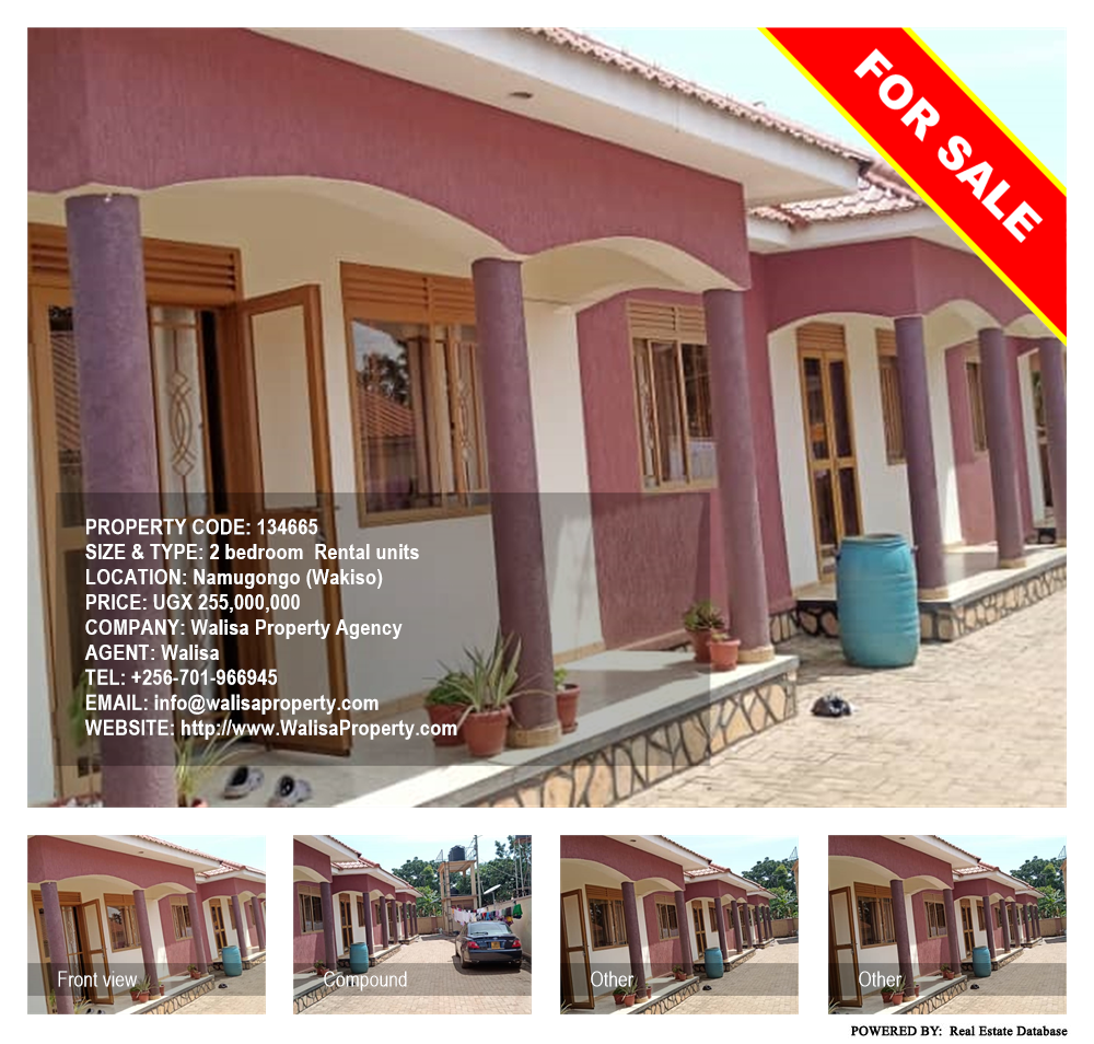 2 bedroom Rental units  for sale in Namugongo Wakiso Uganda, code: 134665