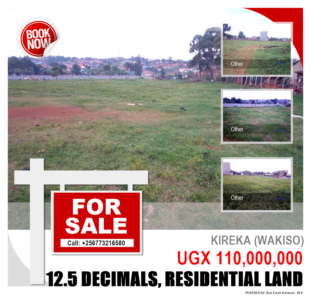 Residential Land  for sale in Kireka Wakiso Uganda, code: 134714