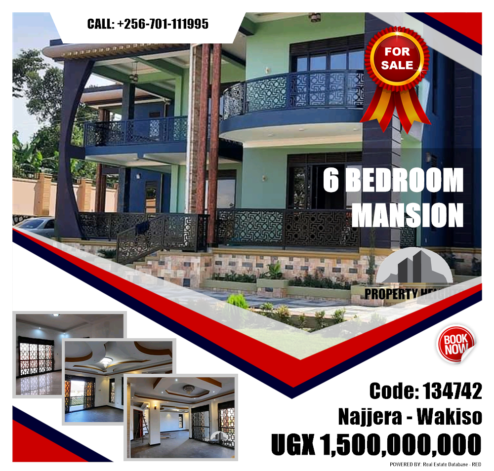 6 bedroom Mansion  for sale in Najjera Wakiso Uganda, code: 134742