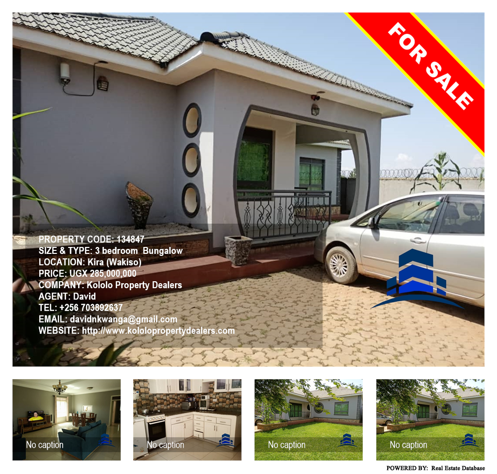 3 bedroom Bungalow  for sale in Kira Wakiso Uganda, code: 134847