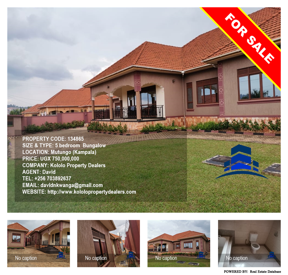 5 bedroom Bungalow  for sale in Mutungo Kampala Uganda, code: 134865