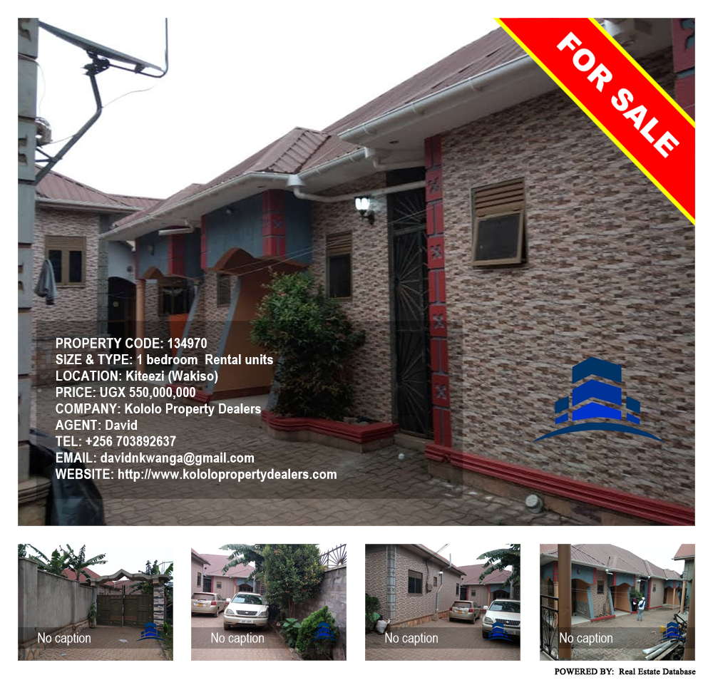 1 bedroom Rental units  for sale in Kiteezi Wakiso Uganda, code: 134970