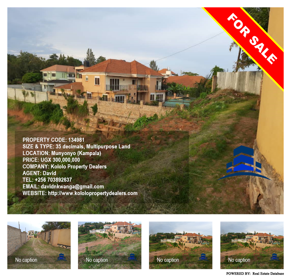 Multipurpose Land  for sale in Munyonyo Kampala Uganda, code: 134981