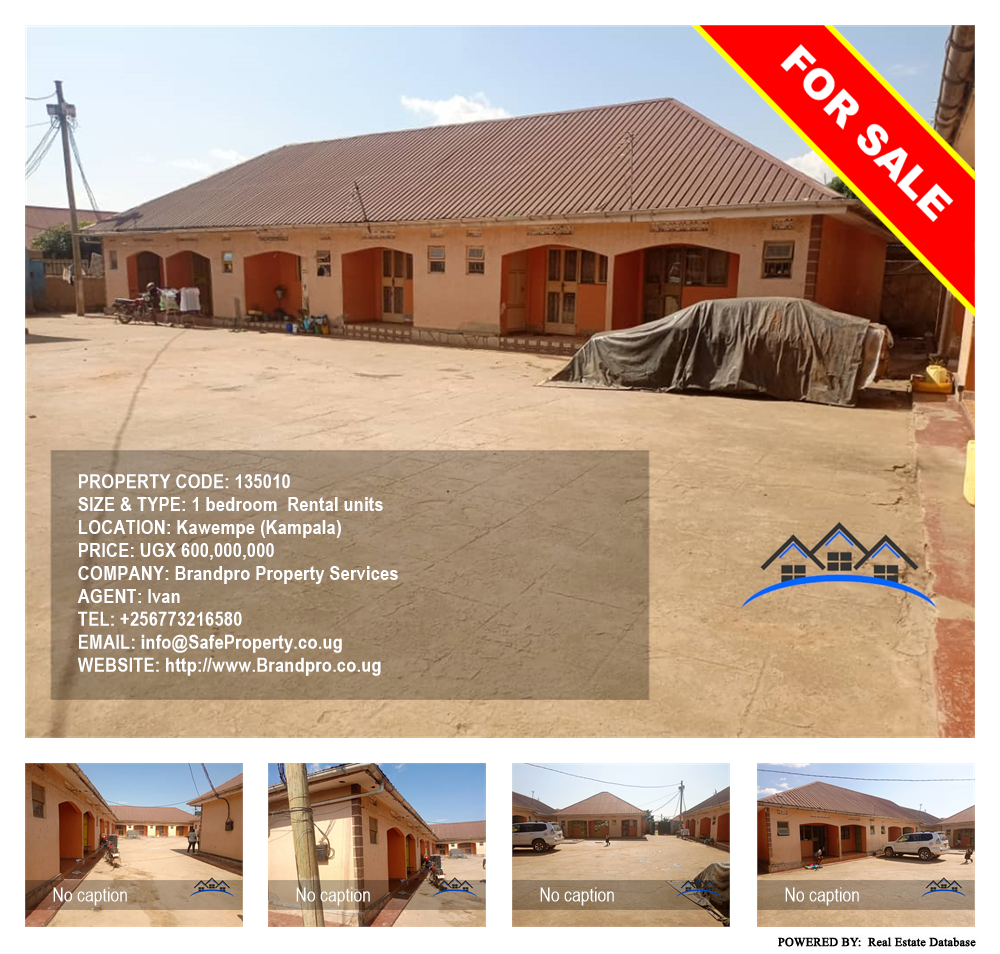 1 bedroom Rental units  for sale in Kawempe Kampala Uganda, code: 135010