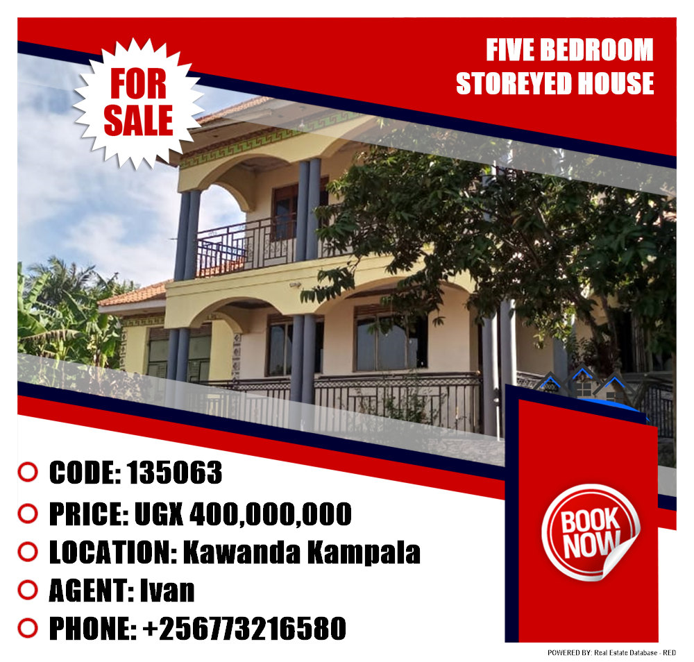 5 bedroom Storeyed house  for sale in Kawanda Kampala Uganda, code: 135063
