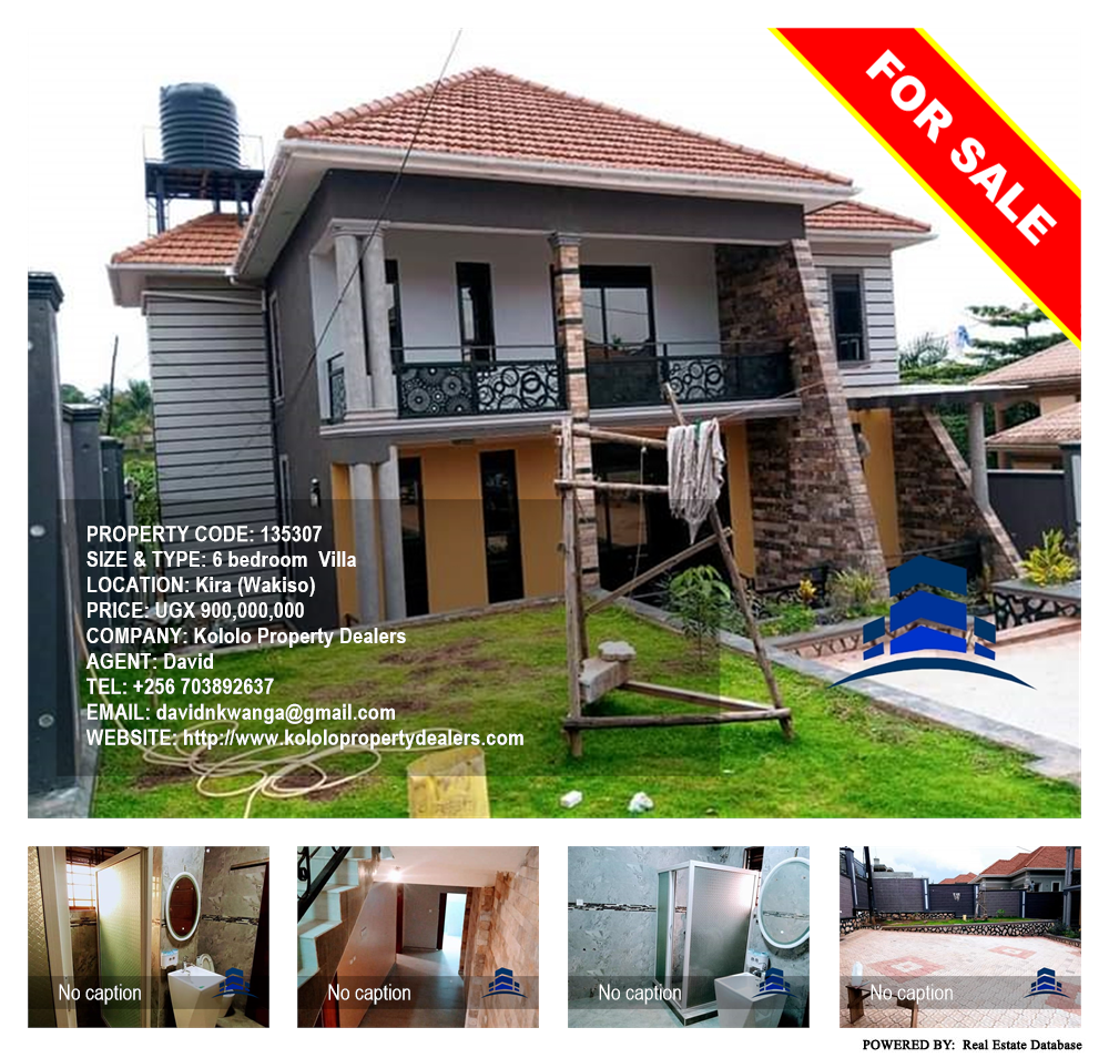 6 bedroom Villa  for sale in Kira Wakiso Uganda, code: 135307