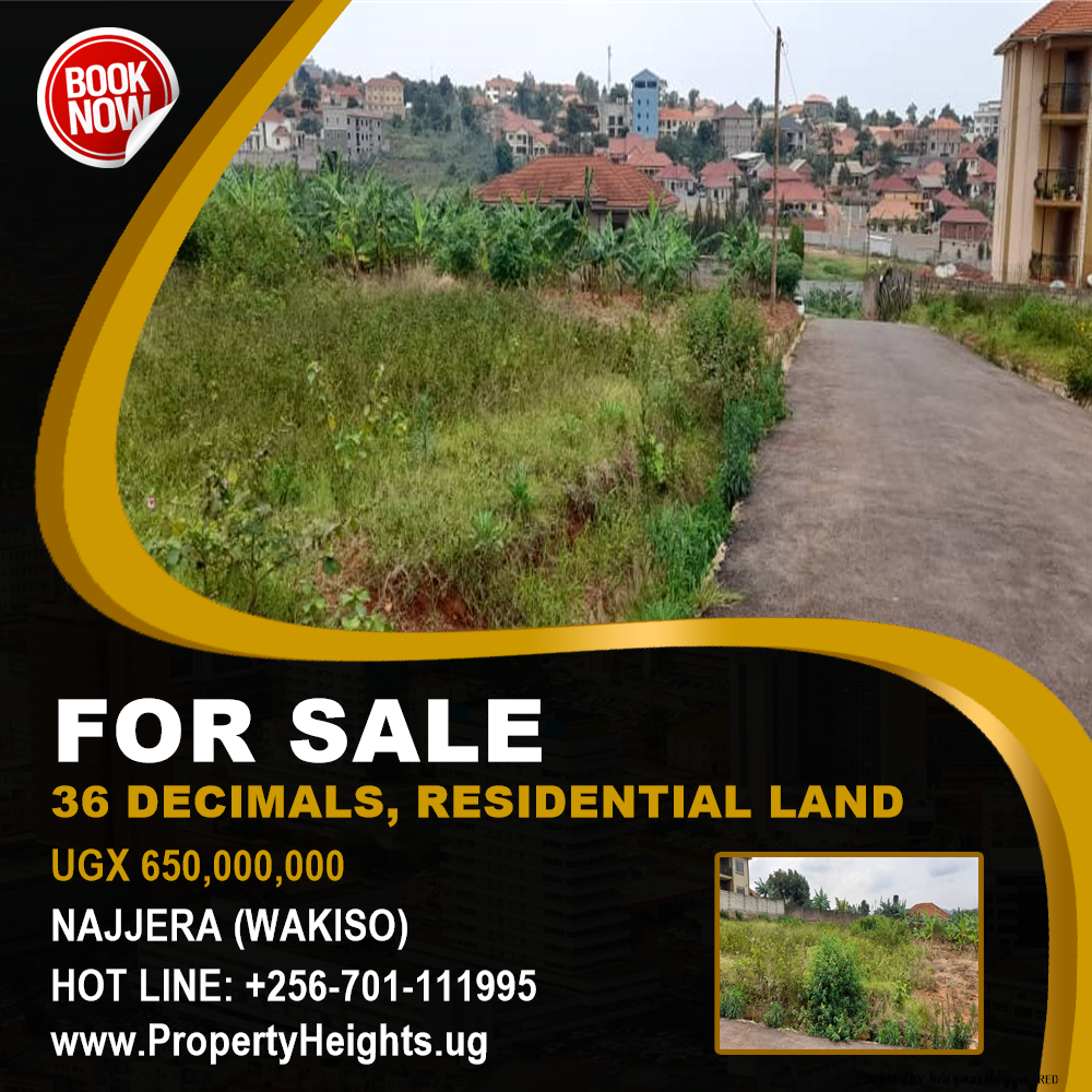 Residential Land  for sale in Najjera Wakiso Uganda, code: 135313