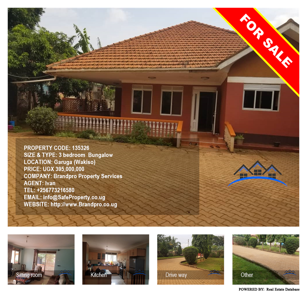 3 bedroom Bungalow  for sale in Garuga Wakiso Uganda, code: 135326