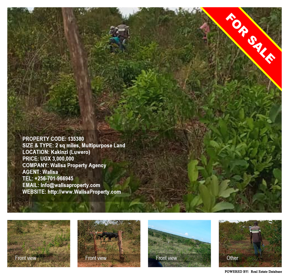 Multipurpose Land  for sale in Kakinzi Luweero Uganda, code: 135380