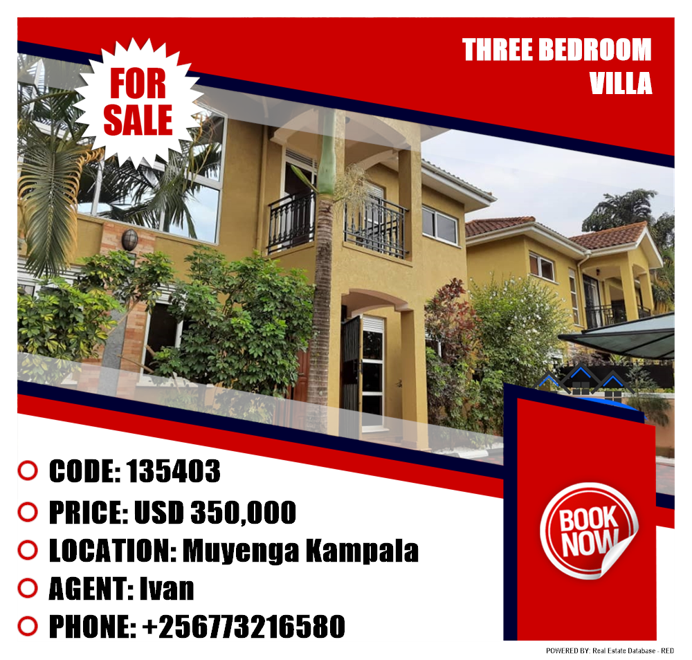 3 bedroom Villa  for sale in Muyenga Kampala Uganda, code: 135403