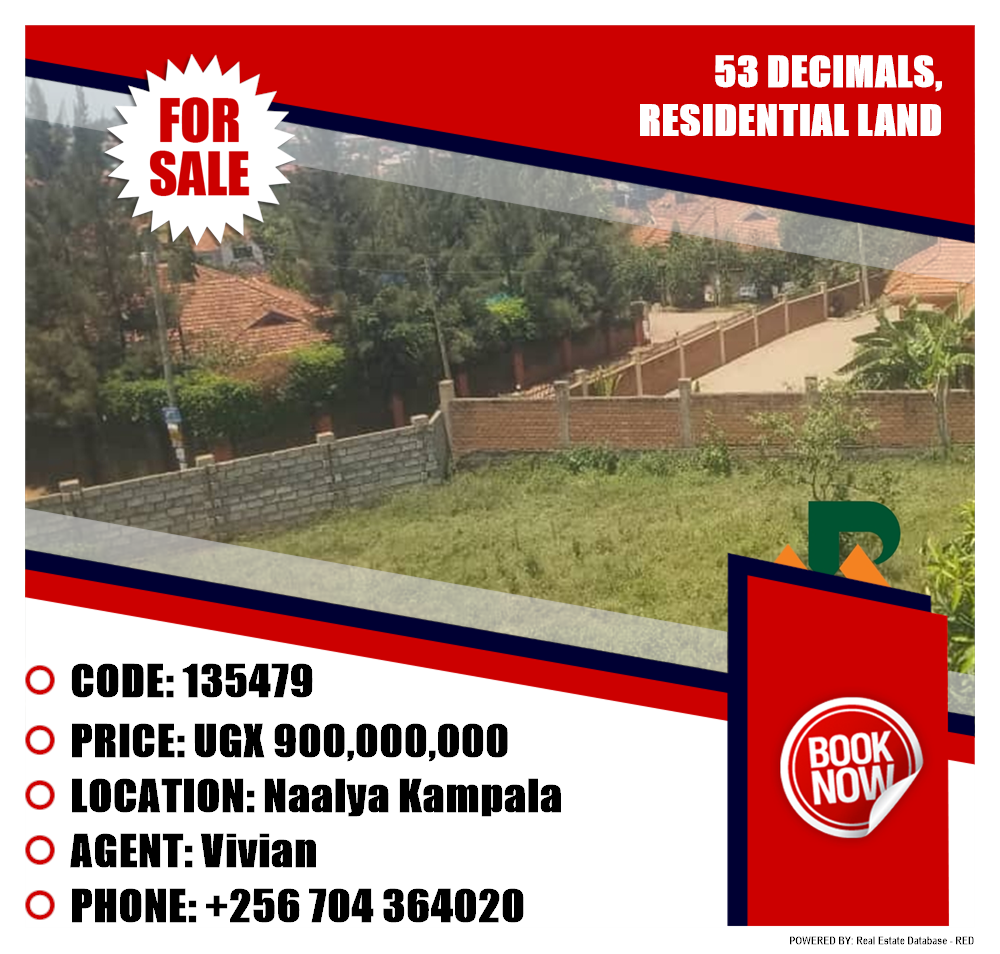 Residential Land  for sale in Naalya Kampala Uganda, code: 135479