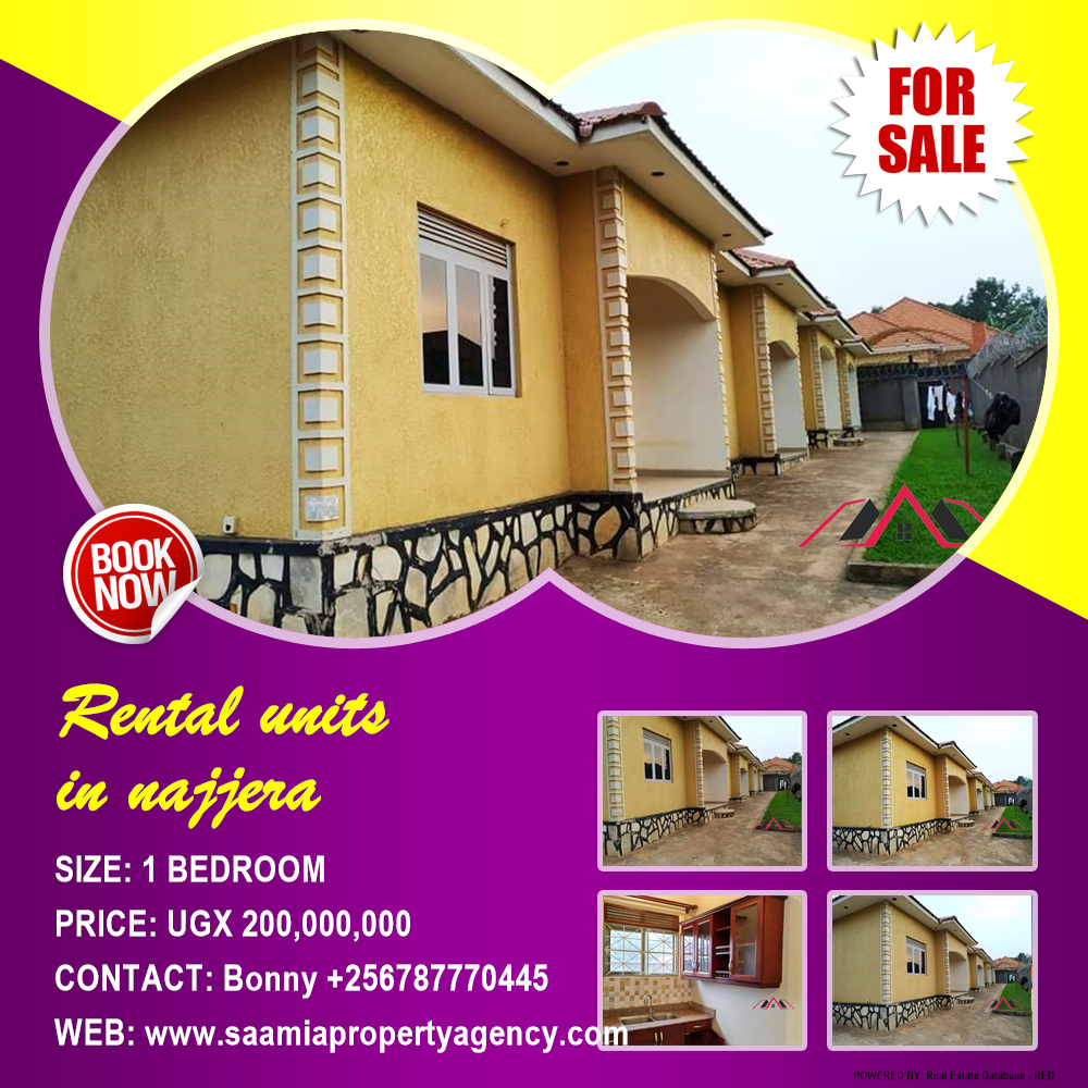 1 bedroom Rental units  for sale in Najjera Kampala Uganda, code: 135525