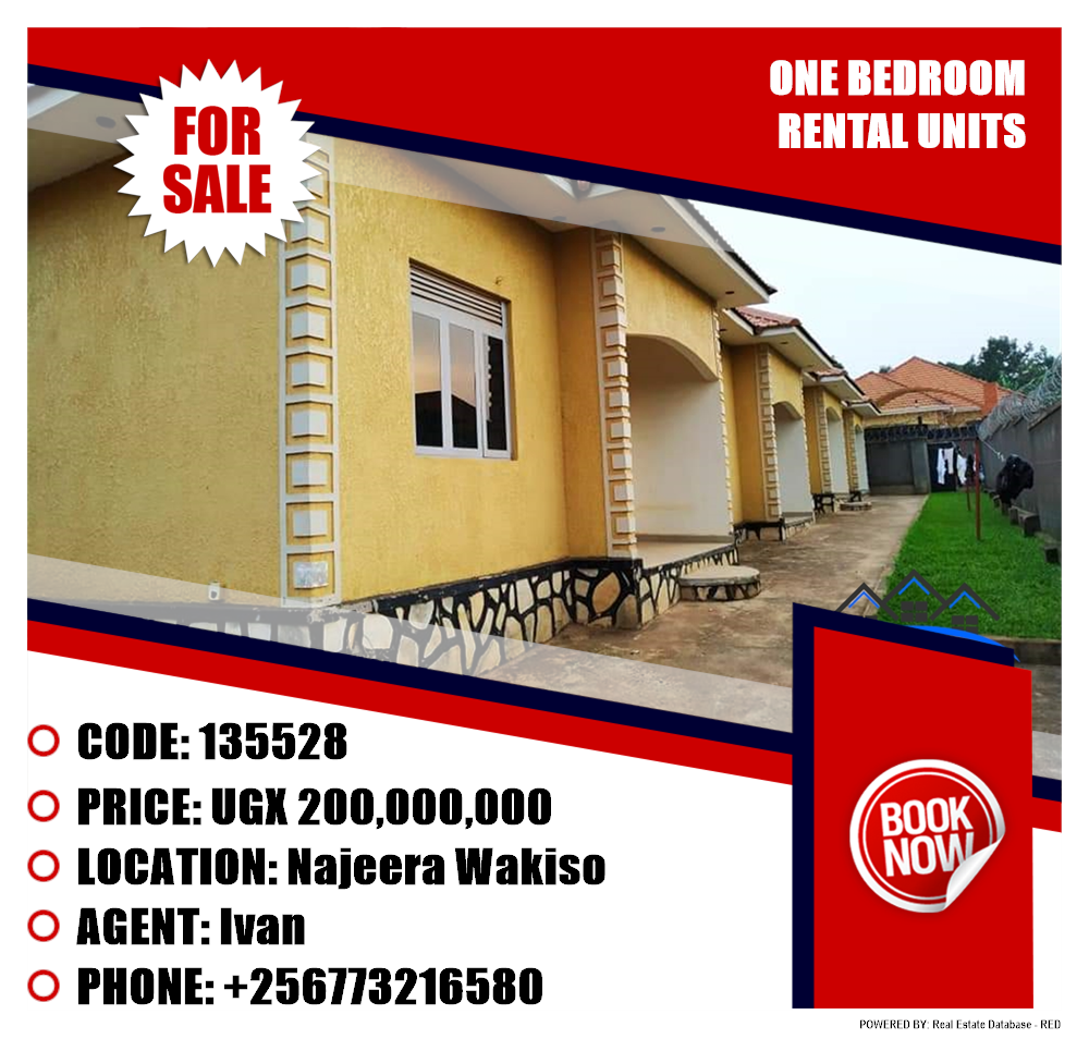 1 bedroom Rental units  for sale in Najjera Wakiso Uganda, code: 135528