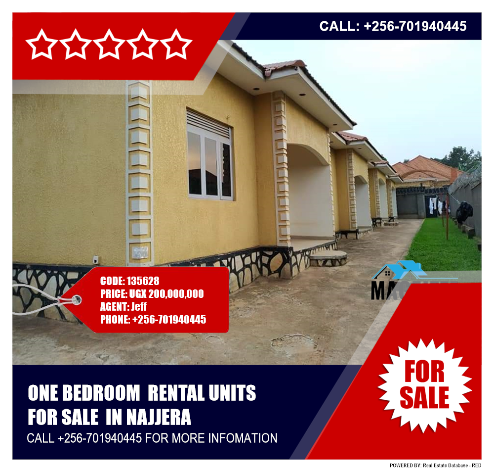 1 bedroom Rental units  for sale in Najjera Wakiso Uganda, code: 135628