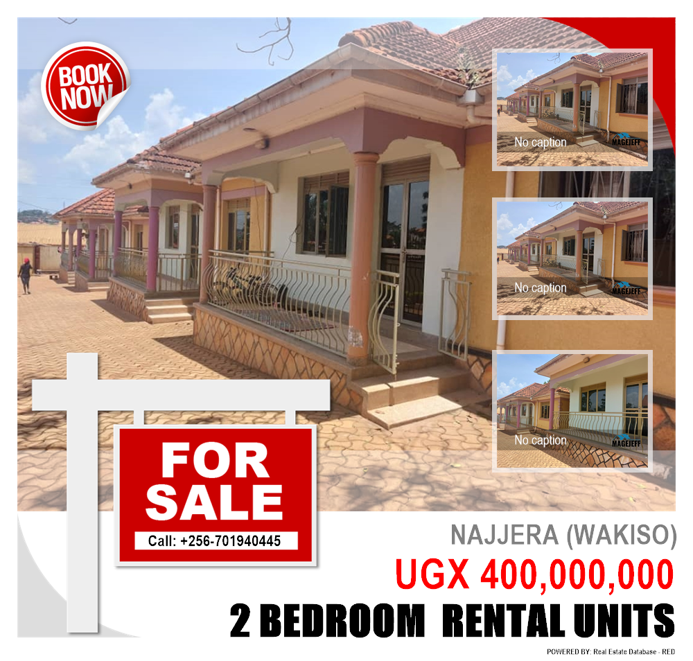 2 bedroom Rental units  for sale in Najjera Wakiso Uganda, code: 135631