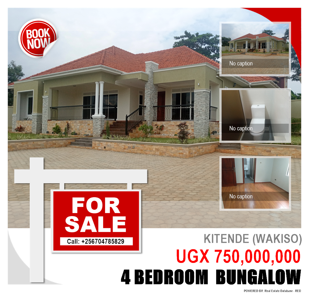 4 bedroom Bungalow  for sale in Kitende Wakiso Uganda, code: 135647