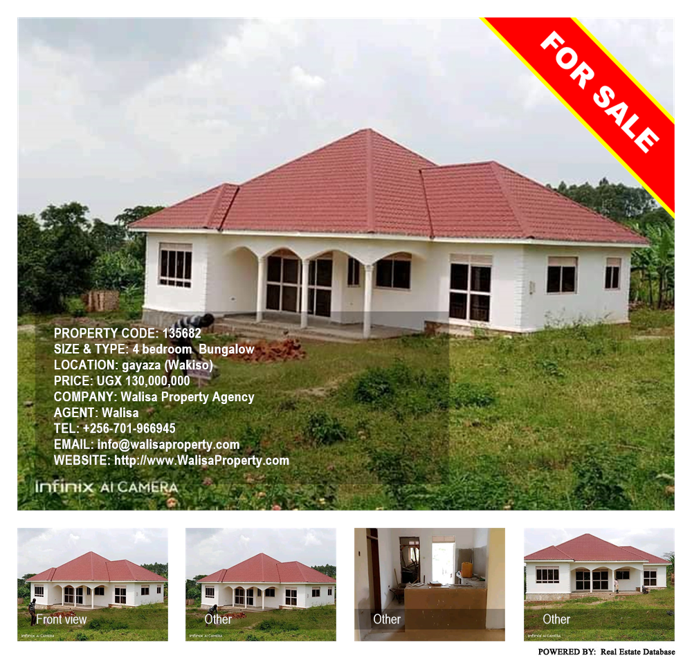 4 bedroom Bungalow  for sale in Gayaza Wakiso Uganda, code: 135682