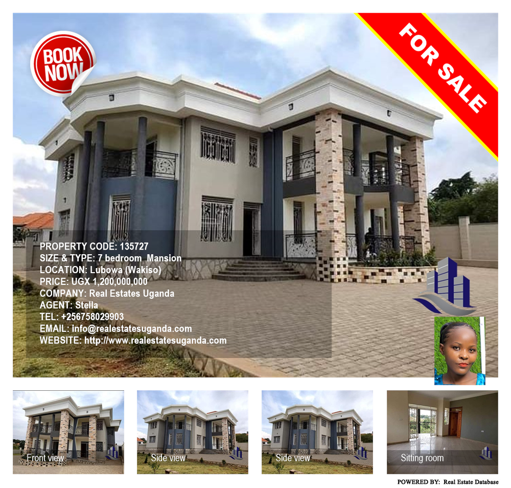 7 bedroom Mansion  for sale in Lubowa Wakiso Uganda, code: 135727