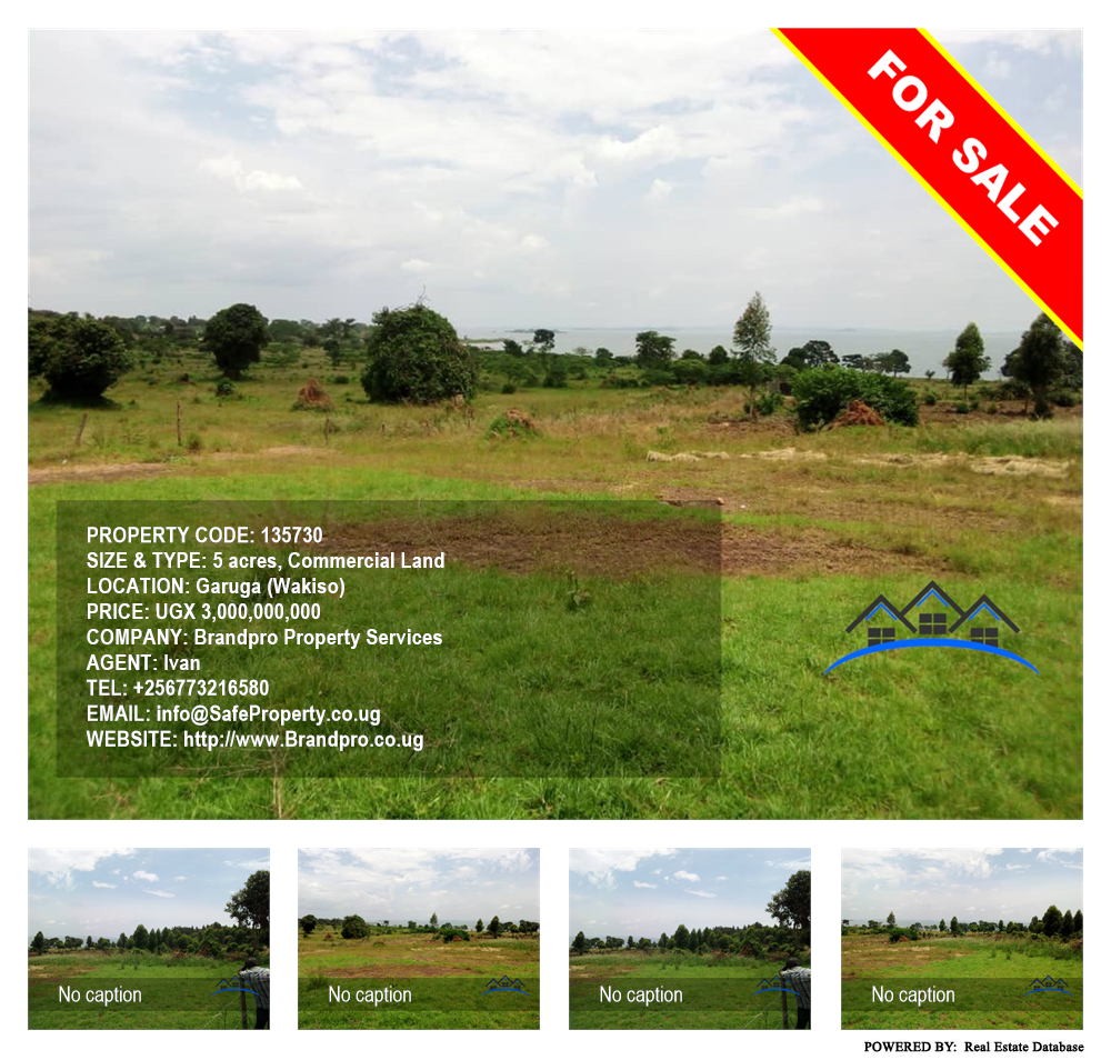 Commercial Land  for sale in Garuga Wakiso Uganda, code: 135730