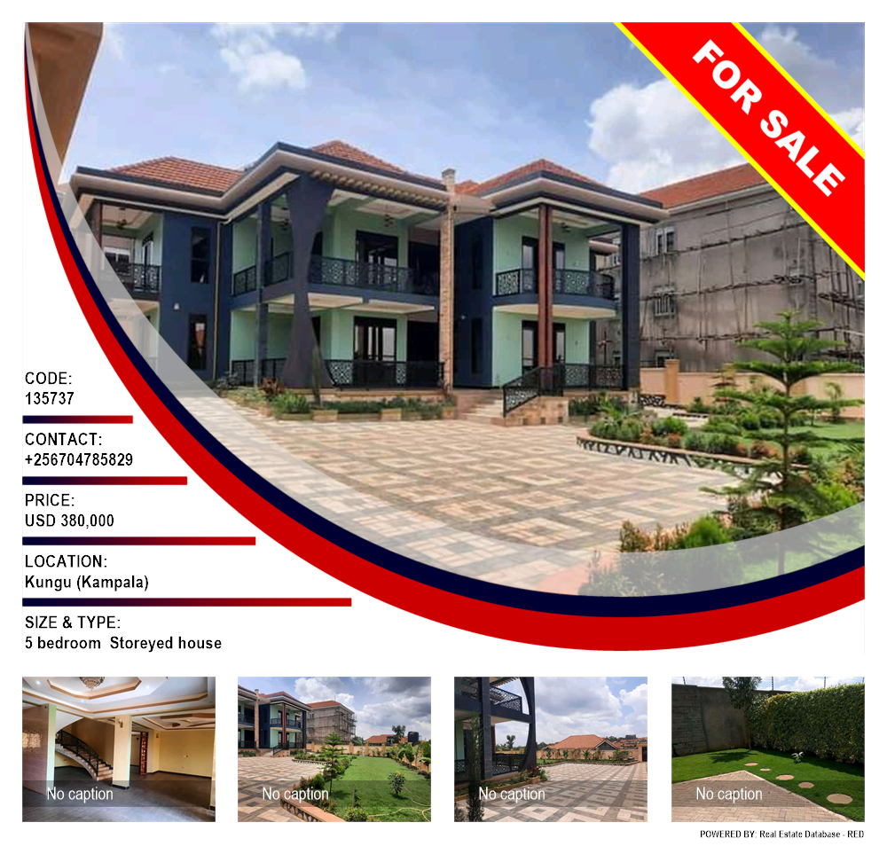 5 bedroom Storeyed house  for sale in Kungu Kampala Uganda, code: 135737