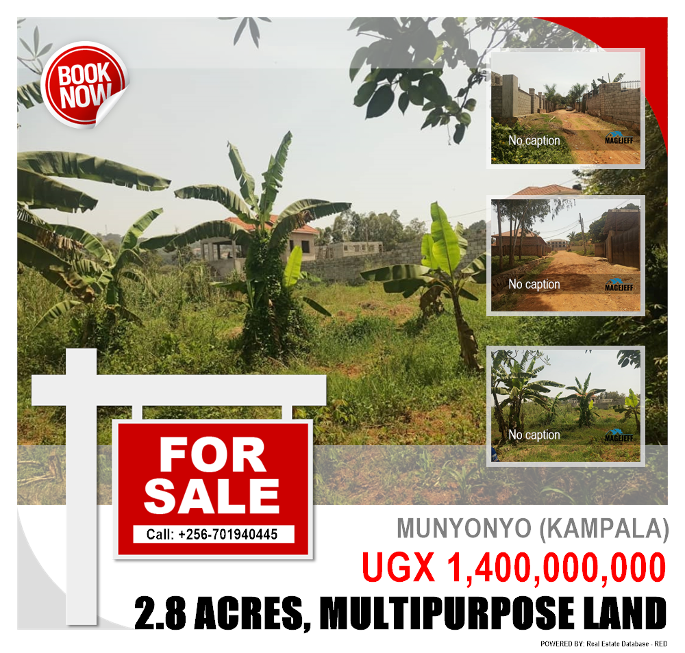 Multipurpose Land  for sale in Munyonyo Kampala Uganda, code: 135816