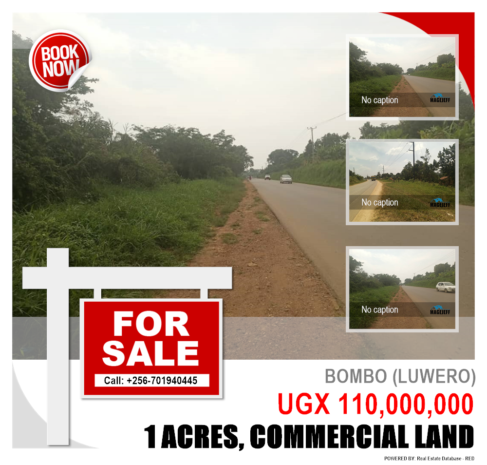 Commercial Land  for sale in Bombo Luweero Uganda, code: 135839