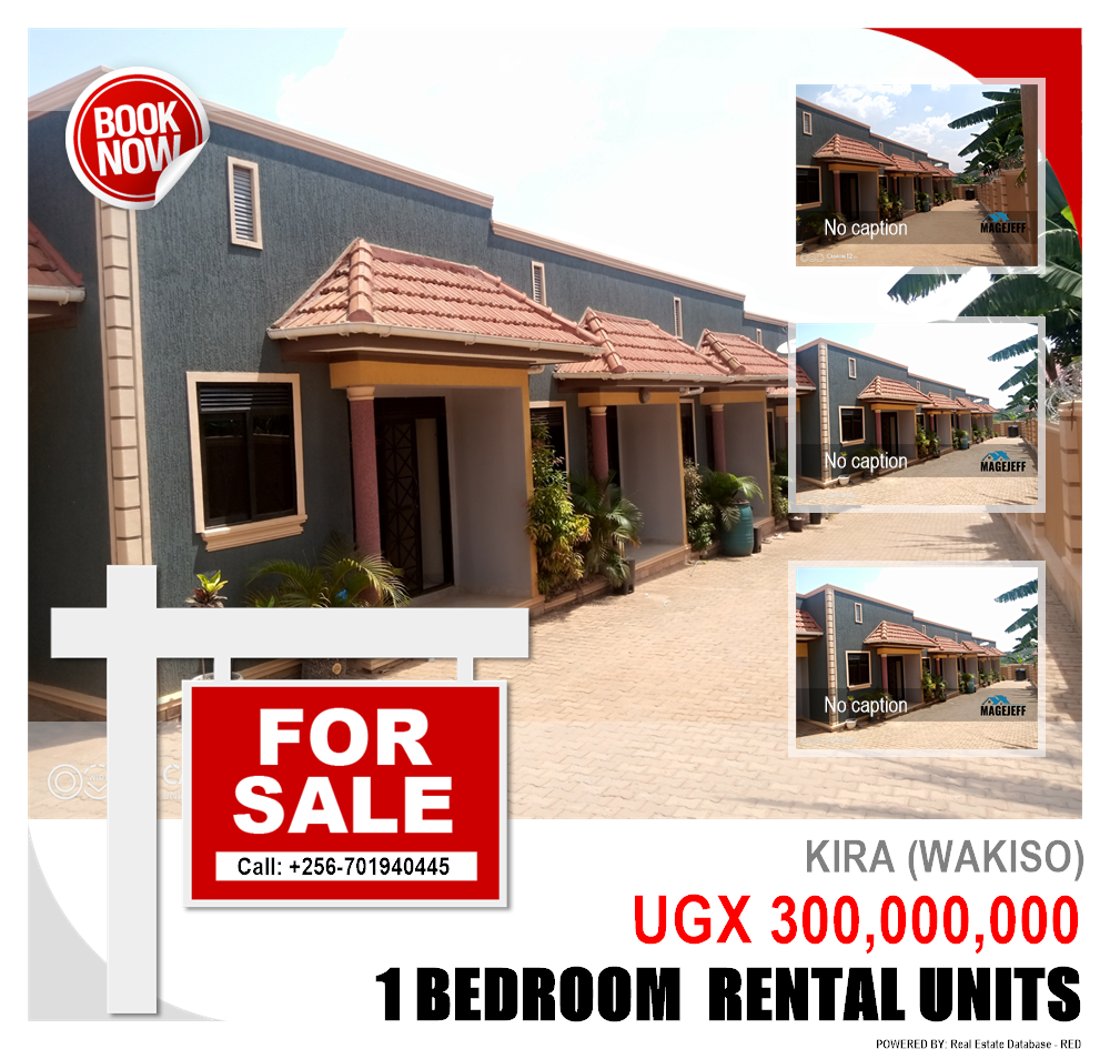 1 bedroom Rental units  for sale in Kira Wakiso Uganda, code: 135854