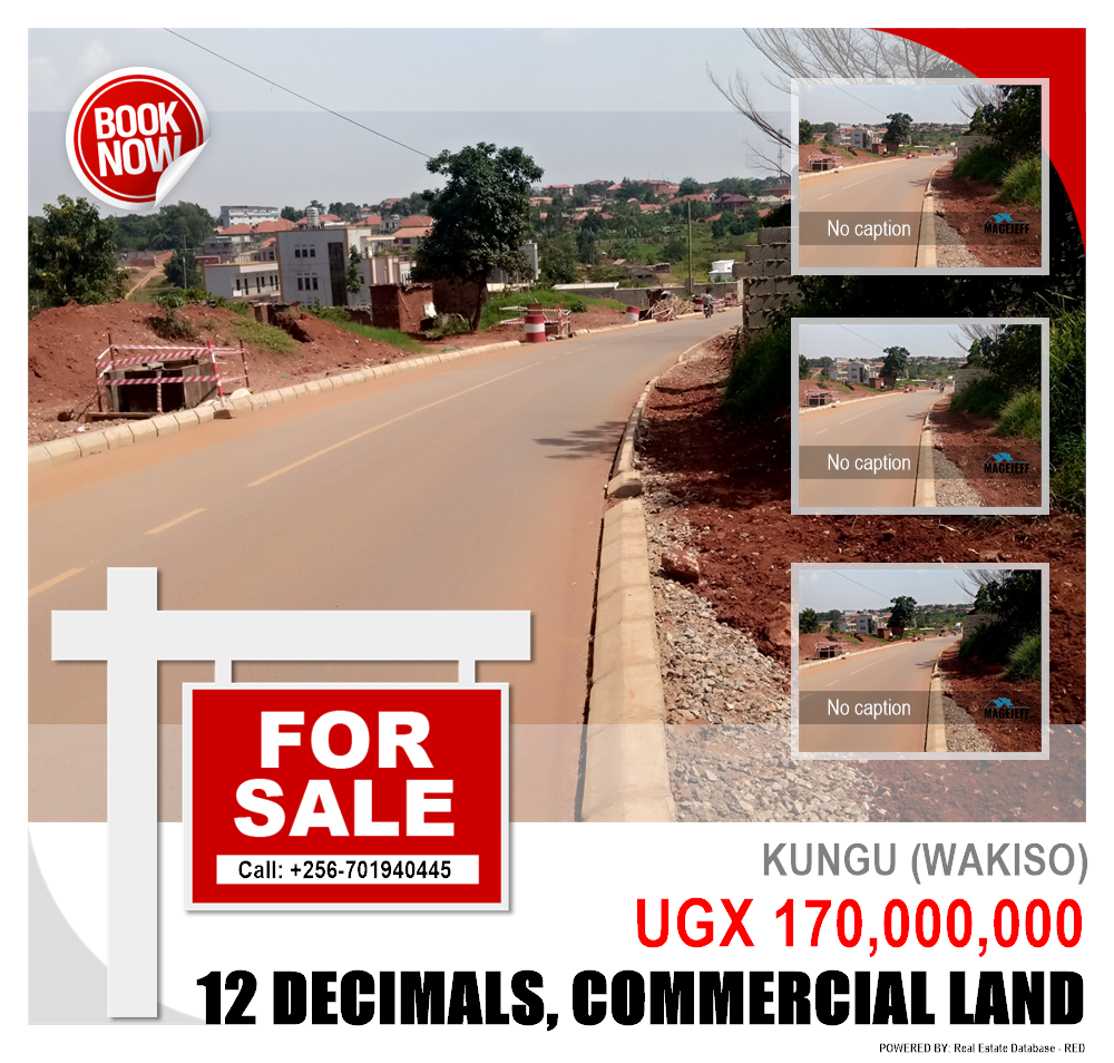 Commercial Land  for sale in Kungu Wakiso Uganda, code: 135857