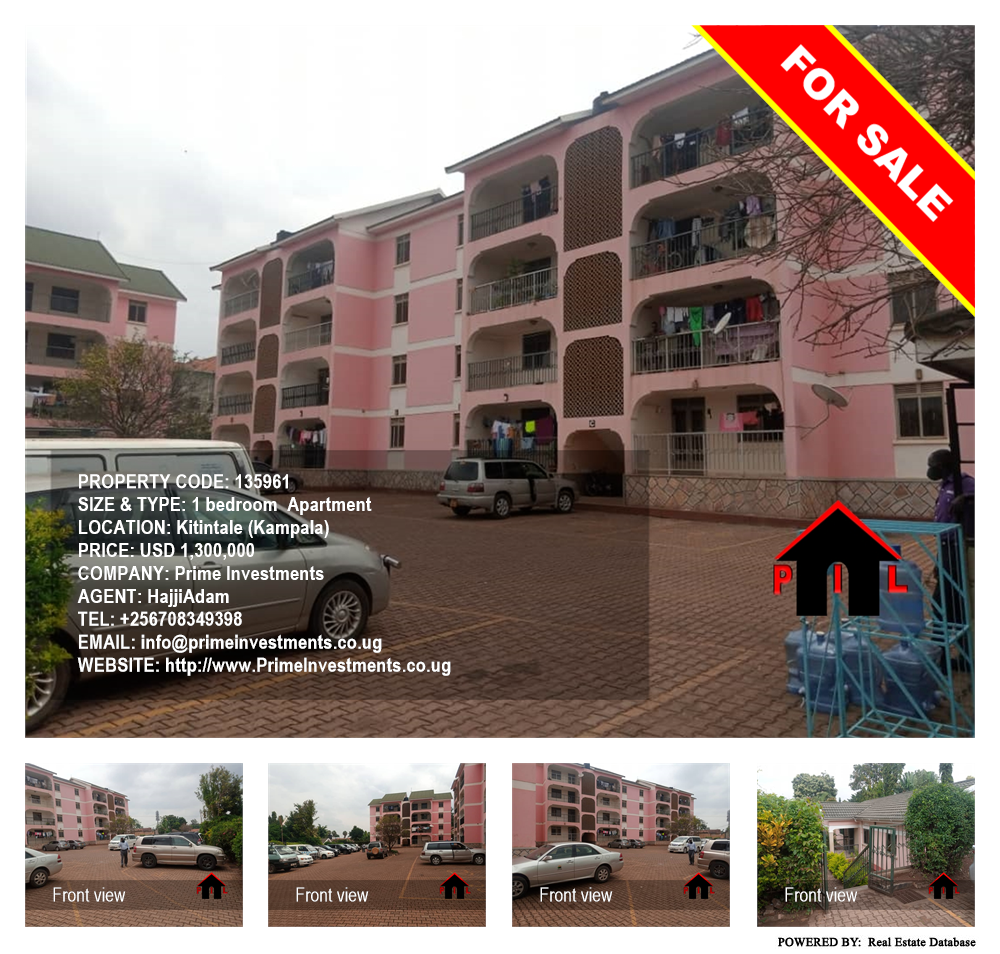 1 bedroom Apartment  for sale in Kitintale Kampala Uganda, code: 135961