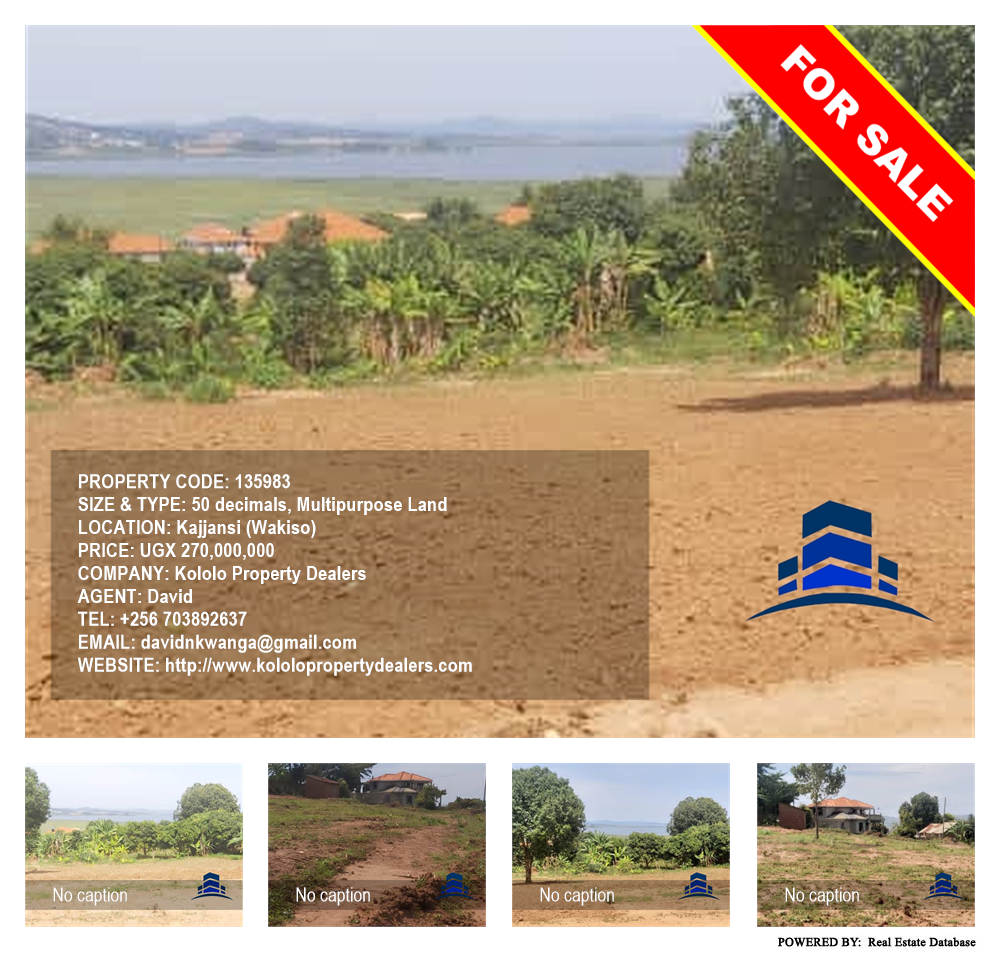 Multipurpose Land  for sale in Kajjansi Wakiso Uganda, code: 135983