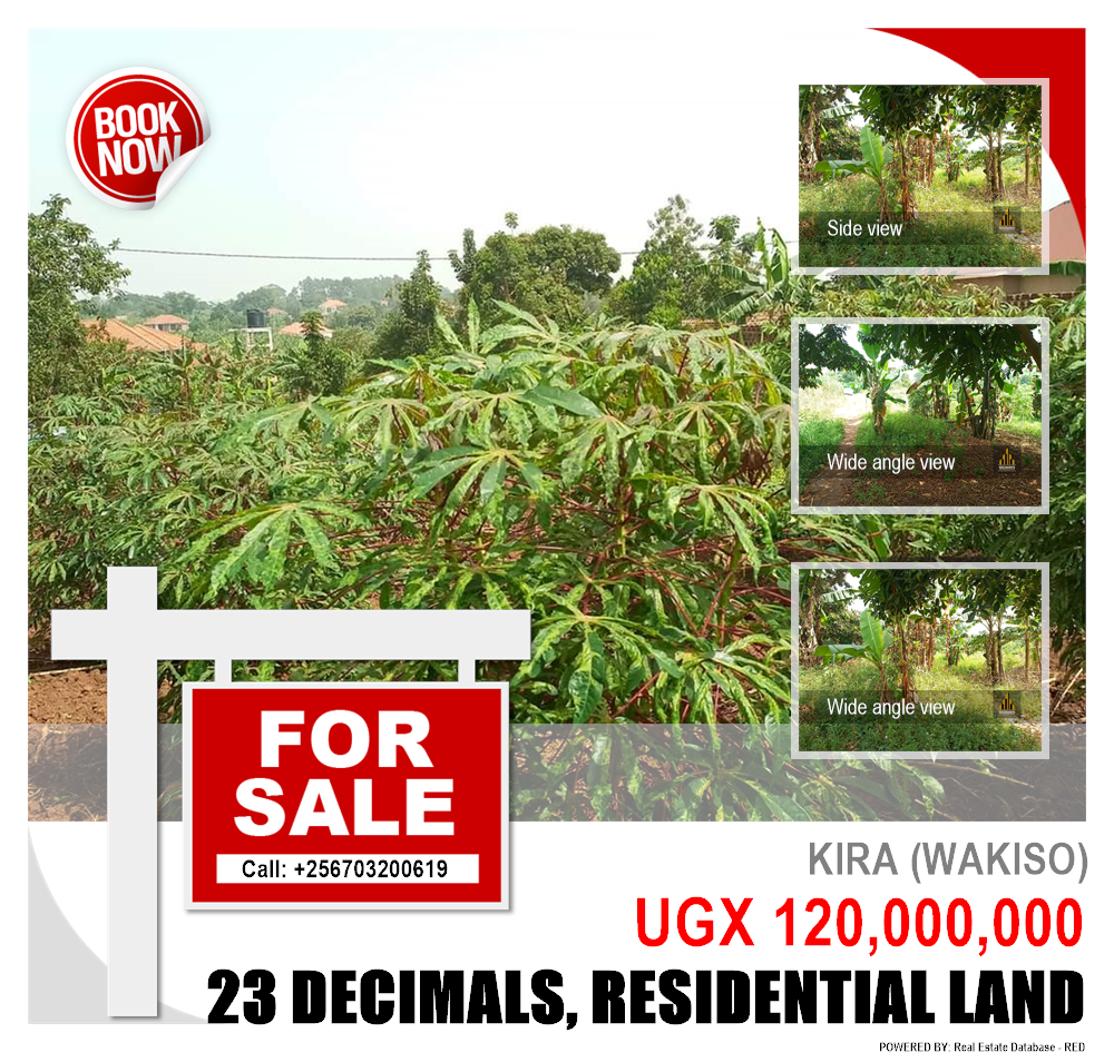 Residential Land  for sale in Kira Wakiso Uganda, code: 135999