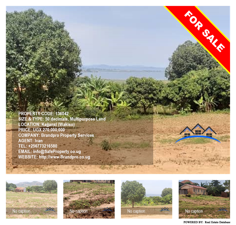 Multipurpose Land  for sale in Kajjansi Wakiso Uganda, code: 136042