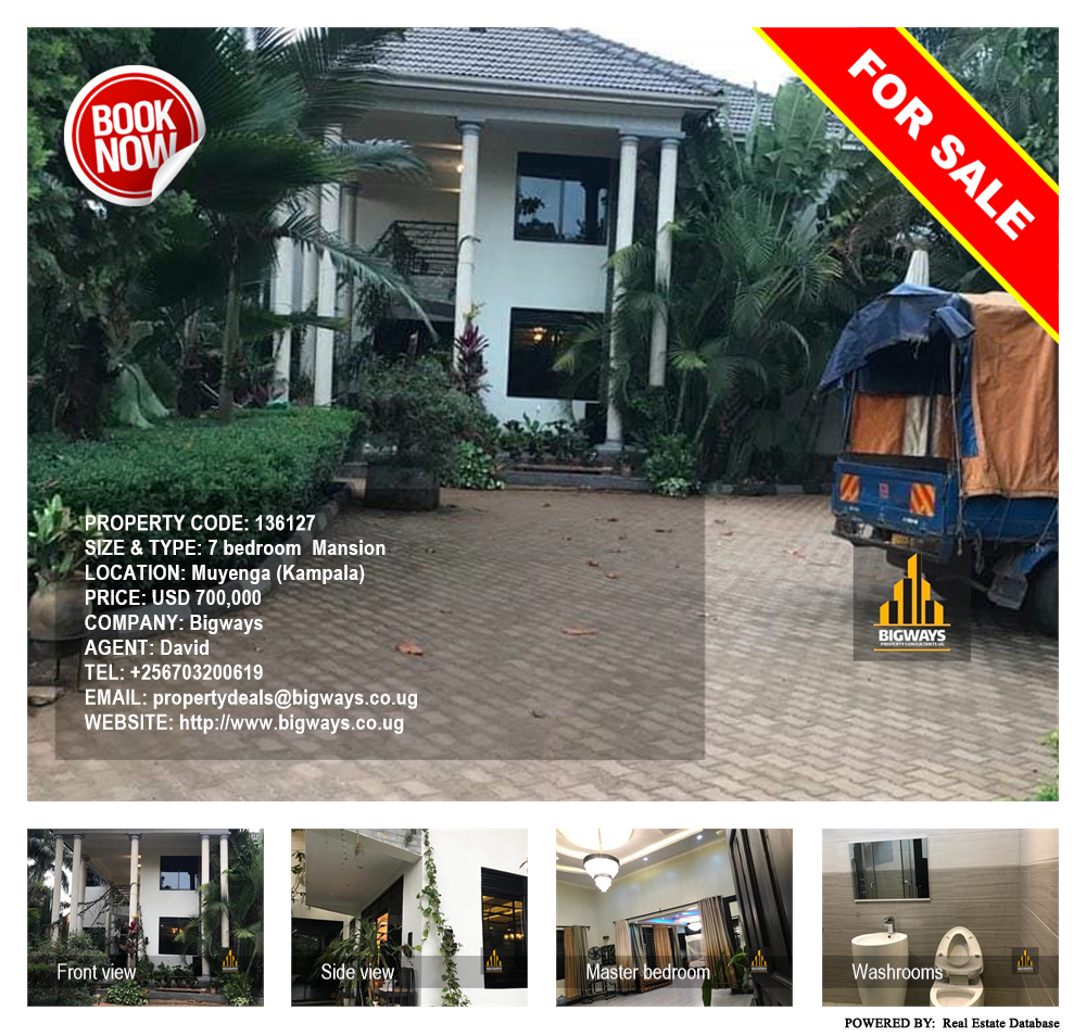 7 bedroom Mansion  for sale in Muyenga Kampala Uganda, code: 136127