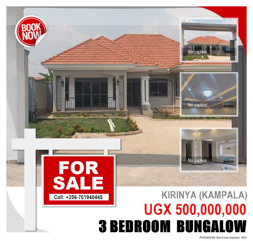 3 bedroom Bungalow  for sale in Kirinya Kampala Uganda, code: 136193