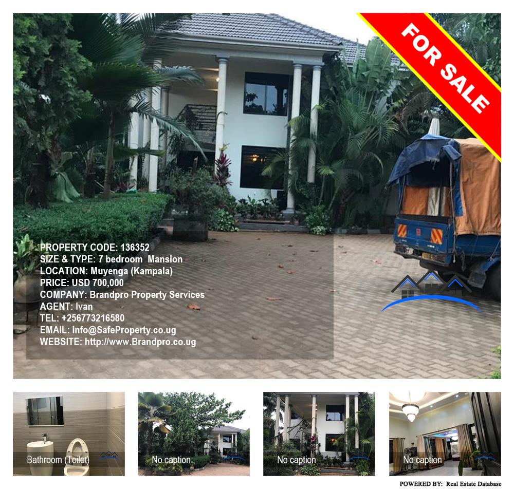 7 bedroom Mansion  for sale in Muyenga Kampala Uganda, code: 136352