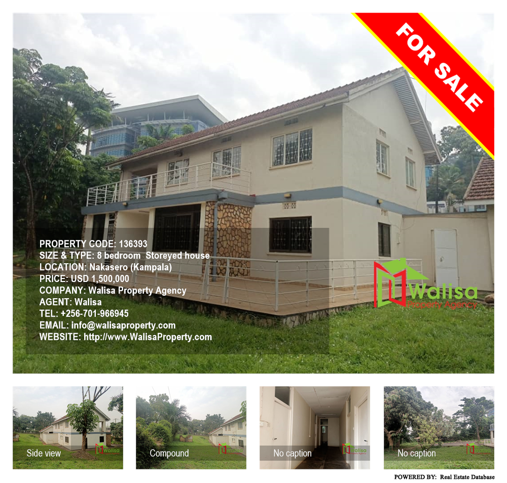 8 bedroom Storeyed house  for sale in Nakasero Kampala Uganda, code: 136393