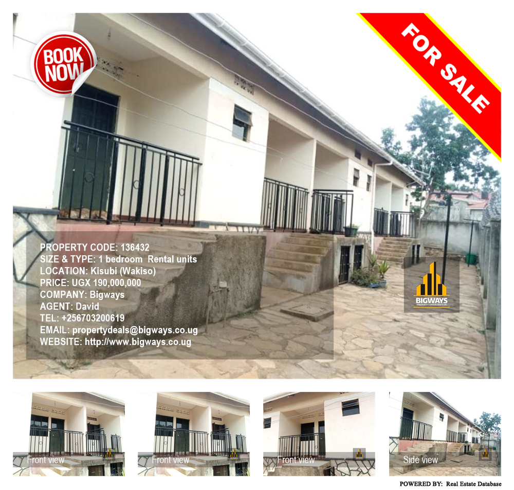 1 bedroom Rental units  for sale in Kisubi Wakiso Uganda, code: 136432