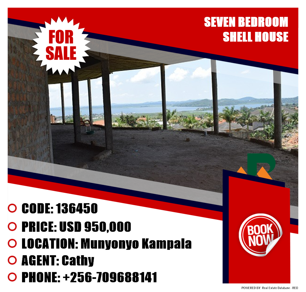 7 bedroom Shell House  for sale in Munyonyo Kampala Uganda, code: 136450