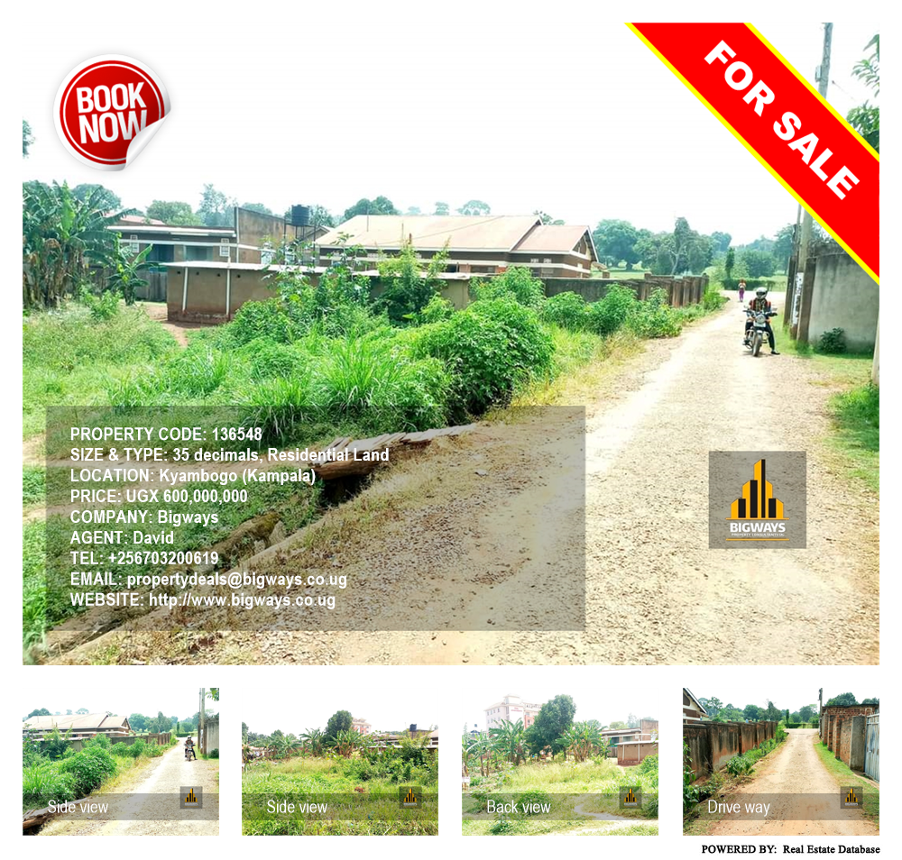 Residential Land  for sale in Kyambogo Kampala Uganda, code: 136548