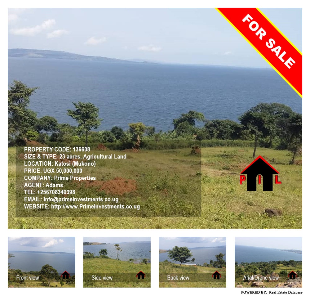 Agricultural Land  for sale in Katosi Mukono Uganda, code: 136608